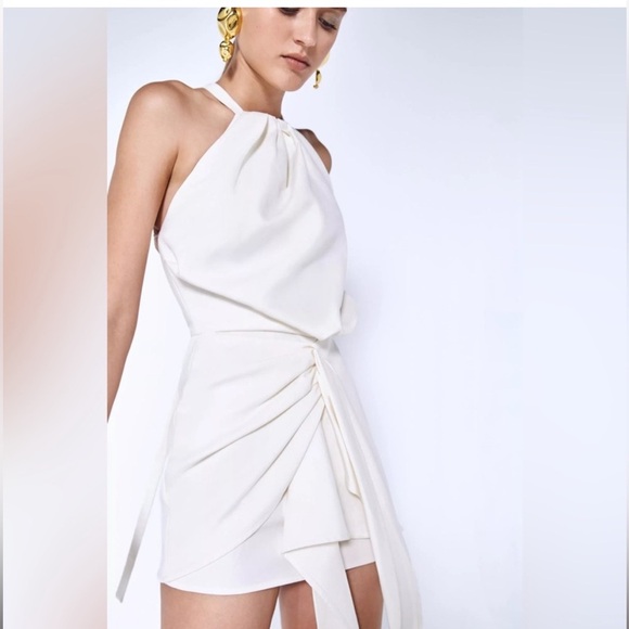 NWT Alexis Adriena Mini Dress in Off-White - Picture 5 of 14